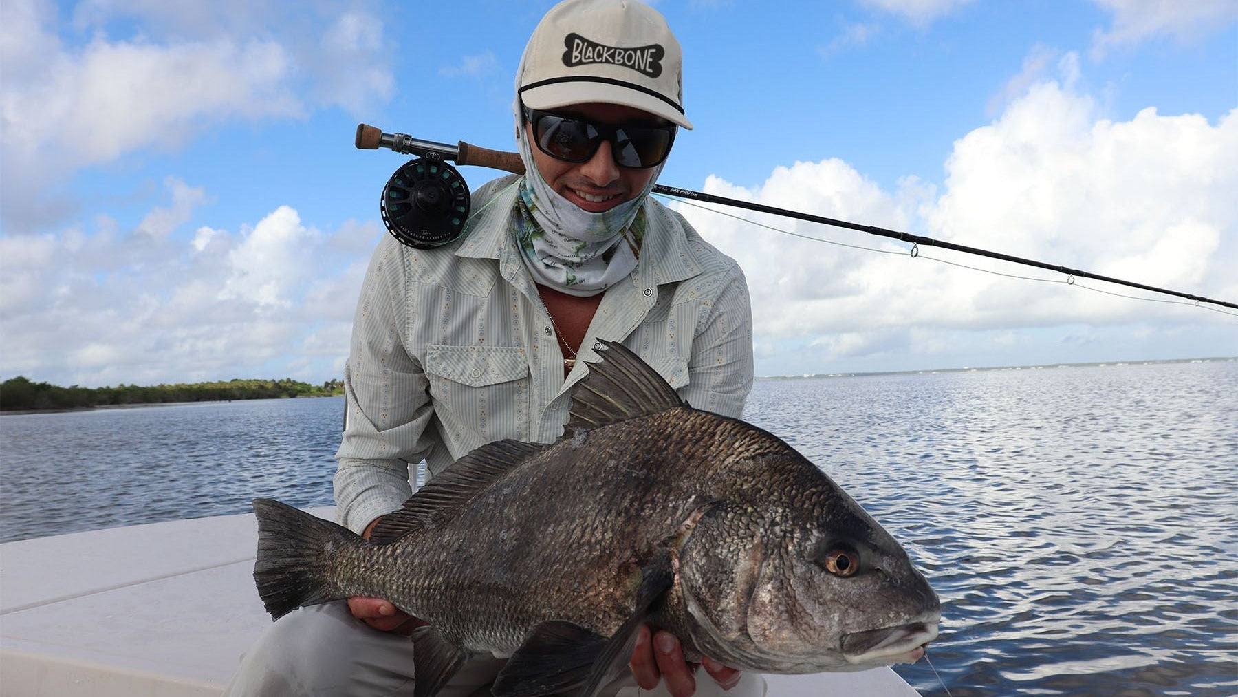 How to catch black drum on the fly in florida