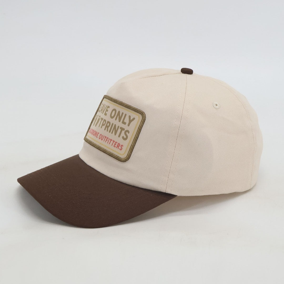 FootPrints Snapback by My Store featuring a classic design with an adjustable strap and embroidered logo on the front.